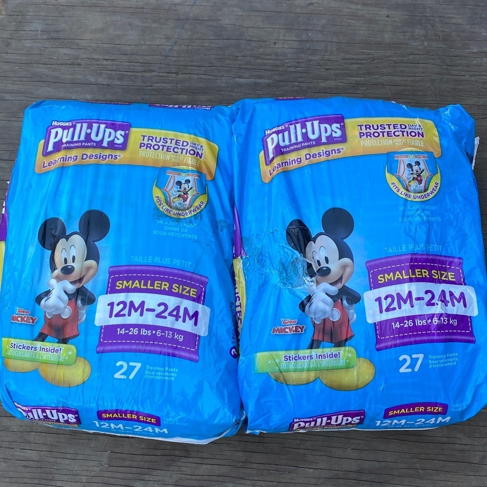 Size 12-24 moths Pull-ups Bundle Mickey Mouse Toy Story Disposable